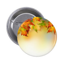 Changing Leaves Pinback Button