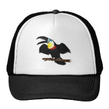 Channel-Billed Toucan Trucker Hats