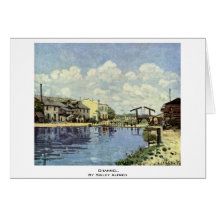 Channel,  By Sisley Alfred Greeting Cards