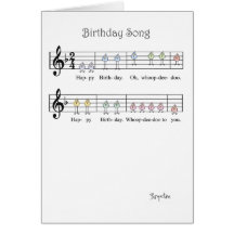 CHANSON D'ANNIVERSAIRE CARTES DE VŒUX