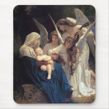 Chanson des anges par William Adolphe Bouguereau Tapis De Souris