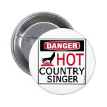 Chanteur de country chaud pin's