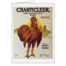 Chanticleer Vintage Songbook Cover Card