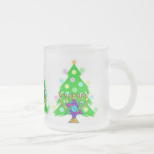 Chanukah and Christmas Coffee Mugs