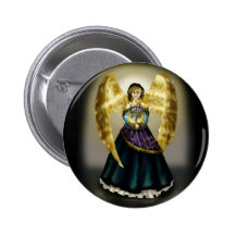 Chanukah Angel Button