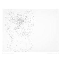 Chanukah Angel Personalized Invitation