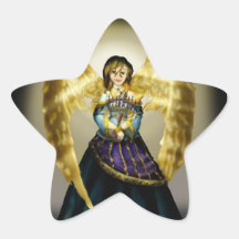 Chanukah Angel Stickers