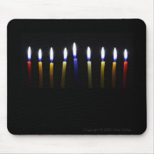 Chanukah Candles Mousepad