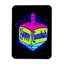 Chanukah Dreidel Flexible Magnet