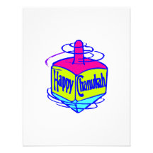 Chanukah Dreidelt Custom Invites