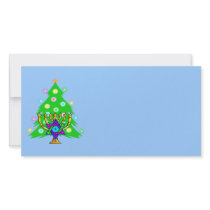 Chanukkah and Christmas Custom Photo Card