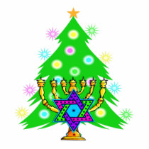 Chanukkah and Christmas Photo Cut Outs