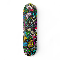 Chaos in colour board skateboard deck
