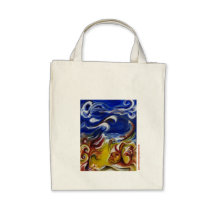 Chaotic Passion Organic Grocery Tote Bag