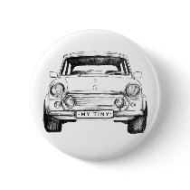 Chapa coche inglés clásico Frontal Boton