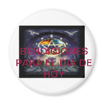 Chapas Coleccion Bendicion Wicca Imán De Frigorifico