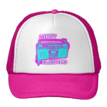 Chapeau au néon d'ÉLECTRO de danse de club filles  Casquette