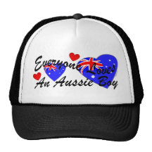 Chapeau australien de garçon d'amours casquettes de camionneur
