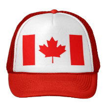 Chapeau avec le drapeau du Canada Casquettes
