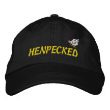 Chapeau brodé dominé