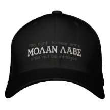 Chapeau brodé par Labe de Molan
