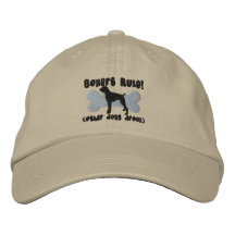 Chapeau brodé par règle de boxeurs