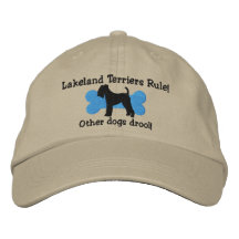 Chapeau brodé par règle de terriers de région des 