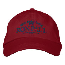 Chapeau brodé personnalisable de Ron Paul