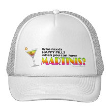 Chapeau, casquette - pilules heureuses des martini