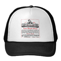 Chapeau d'annonce d'harmonica casquette de camionneur