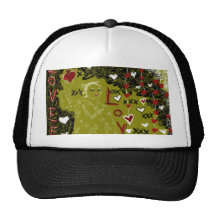 chapeau de camionneur d'amour casquettes