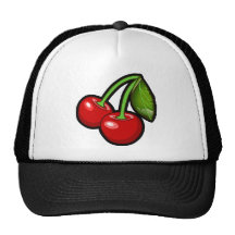 Chapeau de cerise casquettes de camionneur