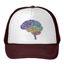 Chapeau de cerveau casquette de camionneur