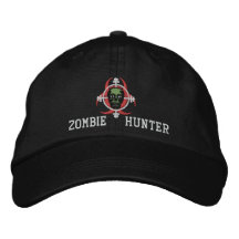 Chapeau de chasseur de zombi (V2) Casquettes De Baseball Brodées