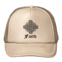 Chapeau de croix celtique de foi casquette de camionneur