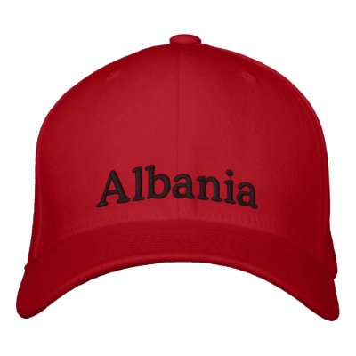 Chapeau de l'Albanie Casquette Brodée Chapeau de l'Albanie Casquette Brodée