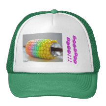 Chapeau de maïs d'arc-en-ciel casquettes de camionneur