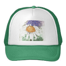 Chapeau de marguerite casquettes de camionneur