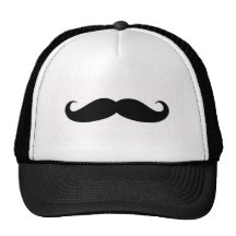 Chapeau de moustache casquette de camionneur