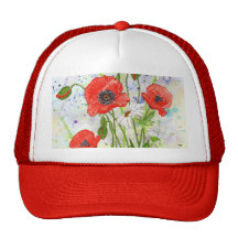 Chapeau de "pavots" casquettes