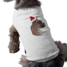 Chapeau de Père Noël de boxeur Manteau Pour Chien
