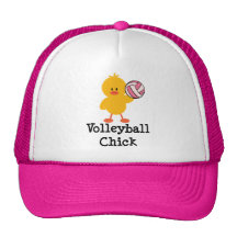 Chapeau de poussin de volleyball casquettes de camionneur