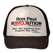 Chapeau de révolution de Ron Paul Casquette De Camionneur