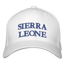 CHAPEAU DE SIERRA LEONE CHAPEAUX BRODÉS