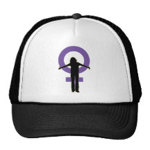 Chapeau de silhouette du jour des femmes casquette de camionneur