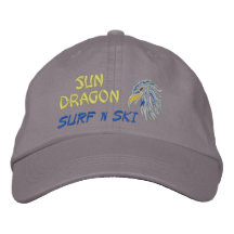 Chapeau de ski du surf n de dragon de Sun Casquettes Brodées