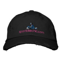 chapeau de Sportbikechic.com Casquette De Baseball Brodée