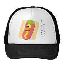 chapeau débonnaire de caractère de weiner casquettes de camionneur