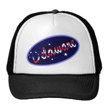 Chapeau d'effet brodé par Etats-Unis du Delaware Casquette De Camionneur