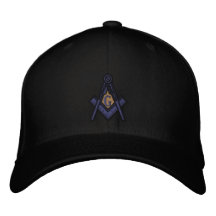 Chapeau d'EMBRODERED adapté par loge maçonnique Chapeaux Brodés